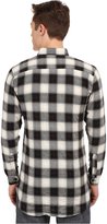 Thumbnail for your product : Naked & Famous Denim Long Fit Herringbone Ombre Check Shirt