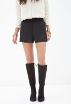Thumbnail for your product : Forever 21 Scalloped Hem Shorts