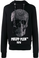 Thumbnail for your product : Philipp Plein Wavy Skull Hoodie