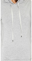 Thumbnail for your product : Haute Hippie Drop Shoulder Drawstring Hoodie