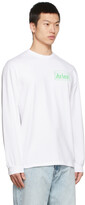 Thumbnail for your product : Aries White Temple Long Sleeve T-Shirt