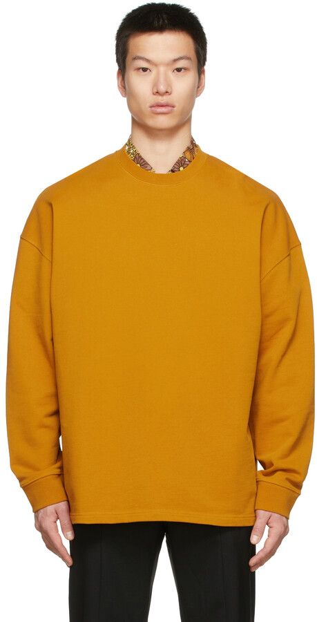 Mustard Sweatshirt For Men | ShopStyle