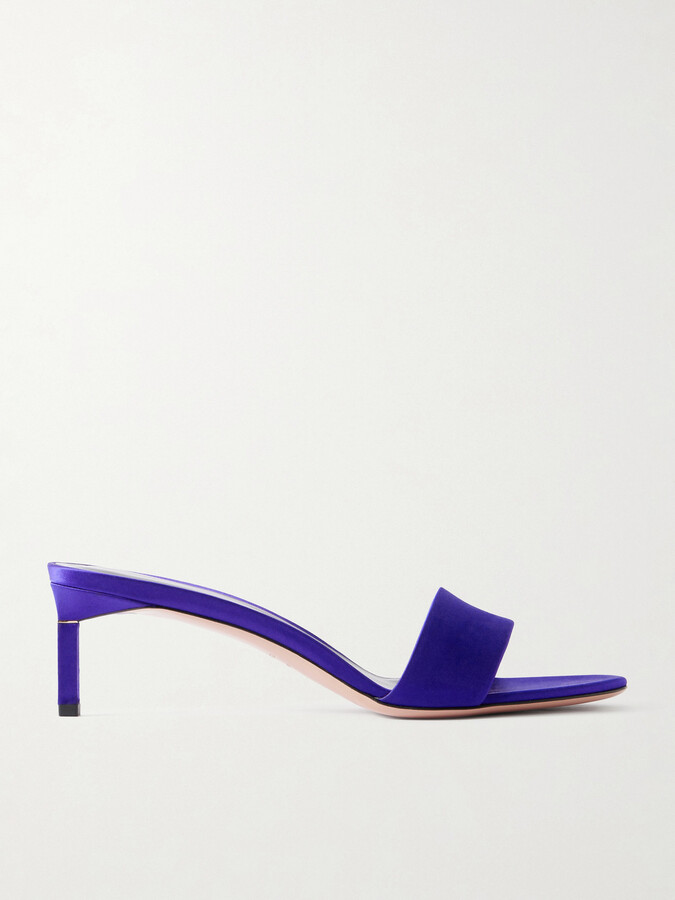 TOM FORD - Satin Mules - Purple