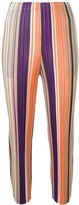 Thumbnail for your product : Pleats Please Issey Miyake Striped Pleated Trousers