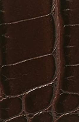 Halogen Double Ring Croc Embossed Faux Leather Belt