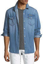 Thumbnail for your product : Frame Military Woven Denim Shirt
