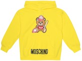 Thumbnail for your product : MOSCHINO BAMBINO Printed stretch-cotton hoodie
