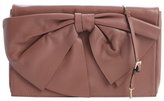Thumbnail for your product : Valentino Pre-Owned: dusty rose lambskin 'Lacca Bow' convertible clutch