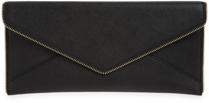 black envelope clutch