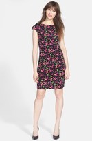 Thumbnail for your product : Chaus Side Ruched Cap Sleeve Dress