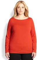 Thumbnail for your product : Eileen Fisher Eileen Fisher, Sizes 14-24 Jersey Long Top