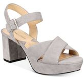 Thumbnail for your product : Adrienne Vittadini Powel Block-Heel Platform Sandals