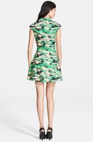 Thumbnail for your product : Carven Camo Print Cotton Shirtdress