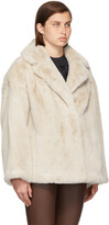 Thumbnail for your product : Stand Studio Off-White Faux-Fur Savannah Jacket
