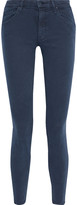 Thumbnail for your product : Mother The Looker Cropped Mid-rise Skinny Jeans