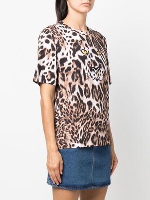 Boutique Moschino leopard-print T-shirt
