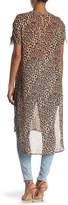 Thumbnail for your product : Vince Camuto Leopard Print High/Low Tunic
