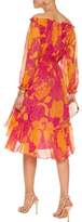 Thumbnail for your product : Diane von Furstenberg Camila Off-the-shoulder Printed Silk-chiffon Dress
