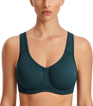 Women's Max Control Solid High Impact Plus Size Underwire Sports