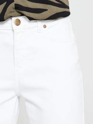 Wallis Harper Straight Leg Jeans - White