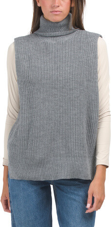TJMAXX Sleeveless Turtleneck Sweater Vest ShopStyle