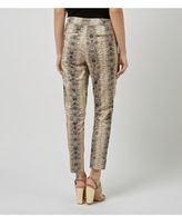 Thumbnail for your product : Green Cream Anita and Snakeskin Print Trousers