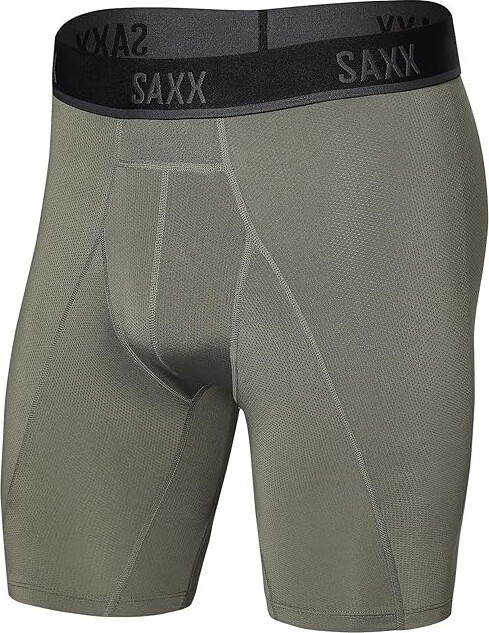 SAXX UNDERWEAR Kinetic HD Long Leg (Cargo Grey) Men's Underwear ...