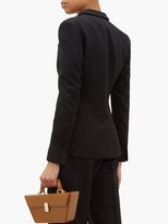 Thumbnail for your product : Hillier Bartley Barathea Wool-blend Tuxedo Jacket - Black