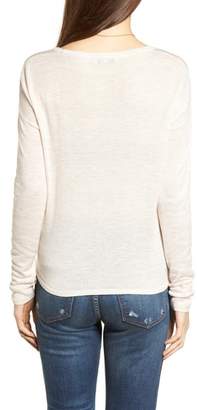 Madewell Modern Tie Front Sweater