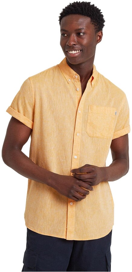 Mens Yellow Button Down Shirt | Shop 