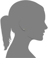 Thumbnail for your product : Townsend Victoria 18k Gold over Sterling Silver Earrings, Diamond Accent Love Knot Stud Earrings
