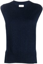 Thumbnail for your product : Barrie Sleeveless Cashmere Knit Top