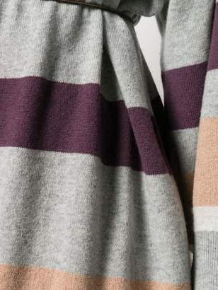 Fabiana Filippi striped print cardi-coat