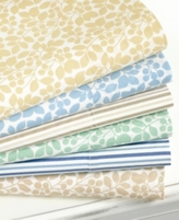 Thumbnail for your product : Martha Stewart CLOSEOUT! Collection 300 Thread Count Printed King Sheet Set