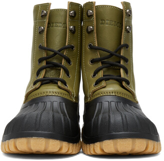 Diemme SSENSE Exclusive Khaki Leather Anatra Boots