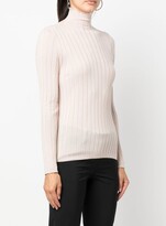 Thumbnail for your product : windsor. Funnel-Neck Rib Knit Sweater
