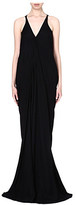 Thumbnail for your product : Rick Owens V-neck draped gown