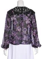 Thumbnail for your product : Veronica Beard Silk Long Sleeve Top w/ Tags