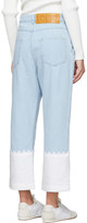 Thumbnail for your product : Loewe Blue Embroidered Fisherman Jeans