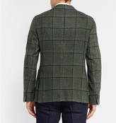 Thumbnail for your product : Boglioli Unstructured Wool-Blend Prince of Wales Check Blazer