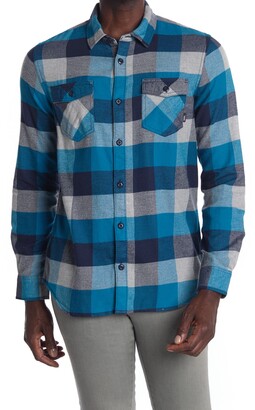Vans Box Plaid Flannel Shirt - ShopStyle