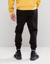 Thumbnail for your product : ASOS Design Drop Crotch Woven Joggers In Black