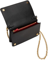 Thumbnail for your product : Prada Black Saffiano Mini Chain Wallet Bag