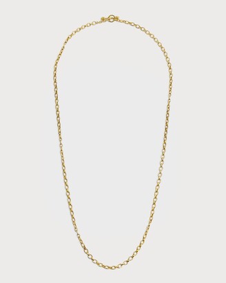Elizabeth Locke Cortina 19k Gold Link Necklace, 31"L