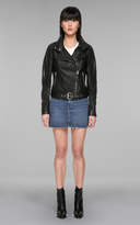 Thumbnail for your product : Mackage HANIA biker style leather jacket with belt
