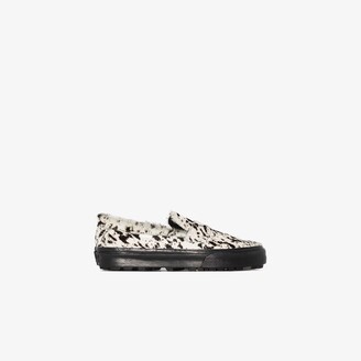 Vans White UA Style 53 LX pony hair sneakers - ShopStyle