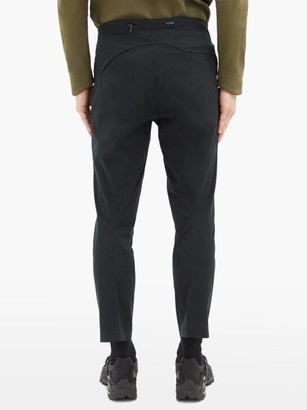 Descente Tapered Technical-twill Trousers - Black