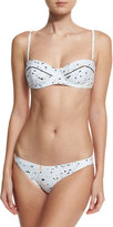 Thumbnail for your product : Proenza Schouler Broken Text Two-Piece Swimsuit