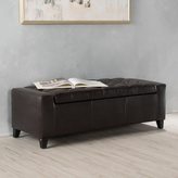 Thumbnail for your product : Christopher Knight Home Hikaru Faux Leather Storage Ottoman Bench by