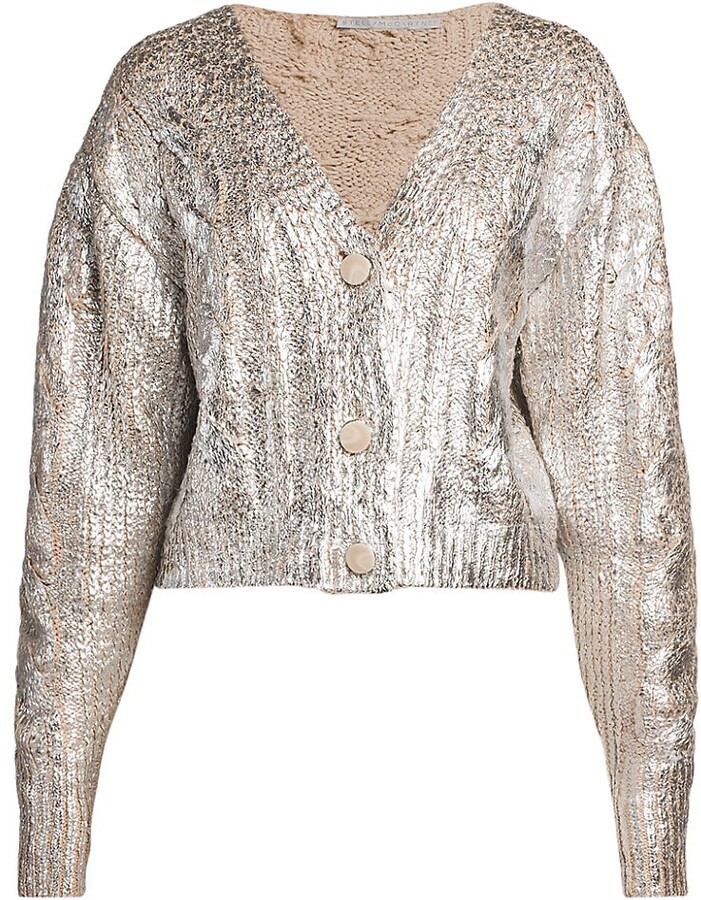 foil clothing cardigan